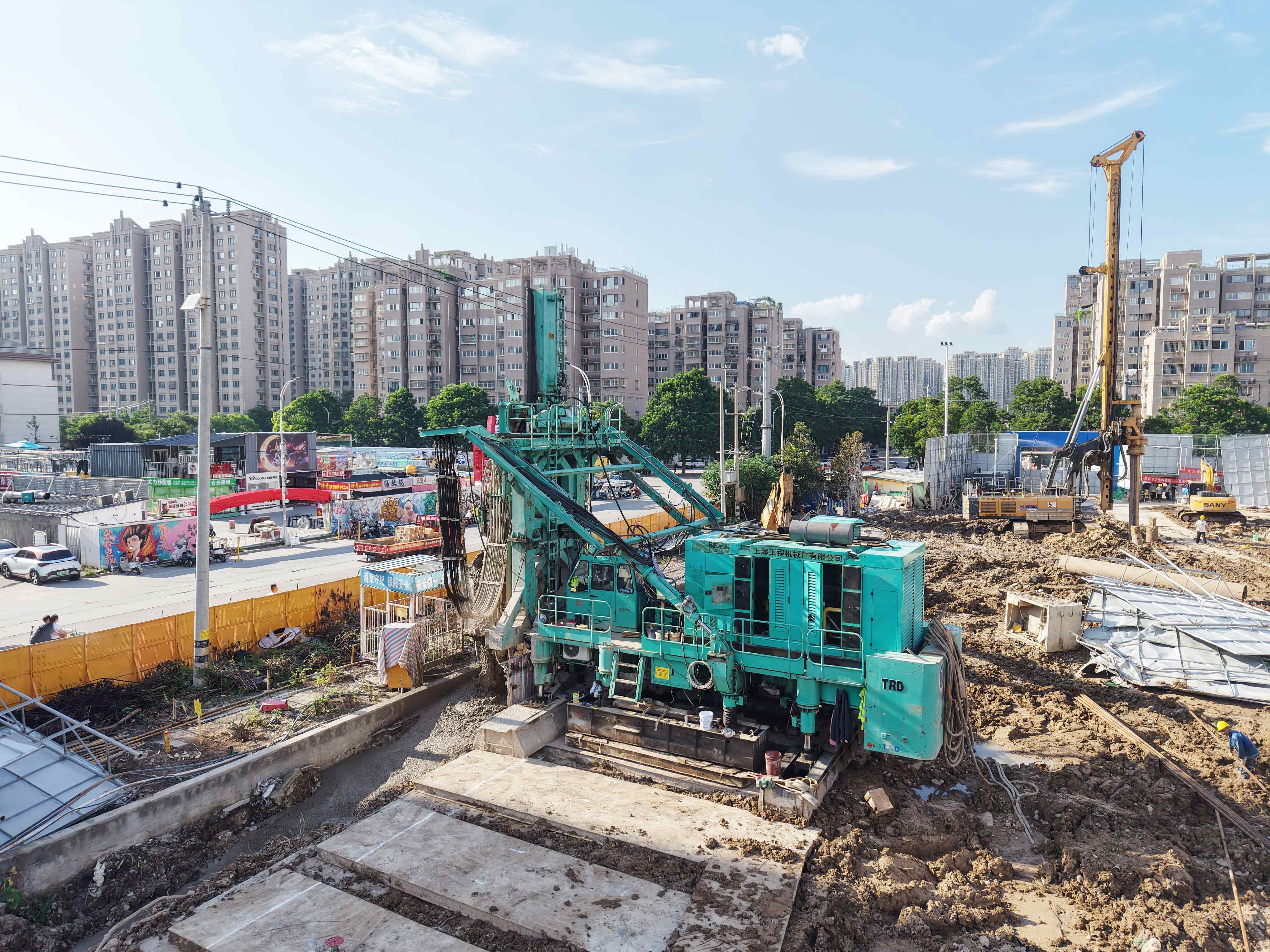 “钢管迷宫”中开辟通途，上工机械TRD工法机破解施工困局！(图7)