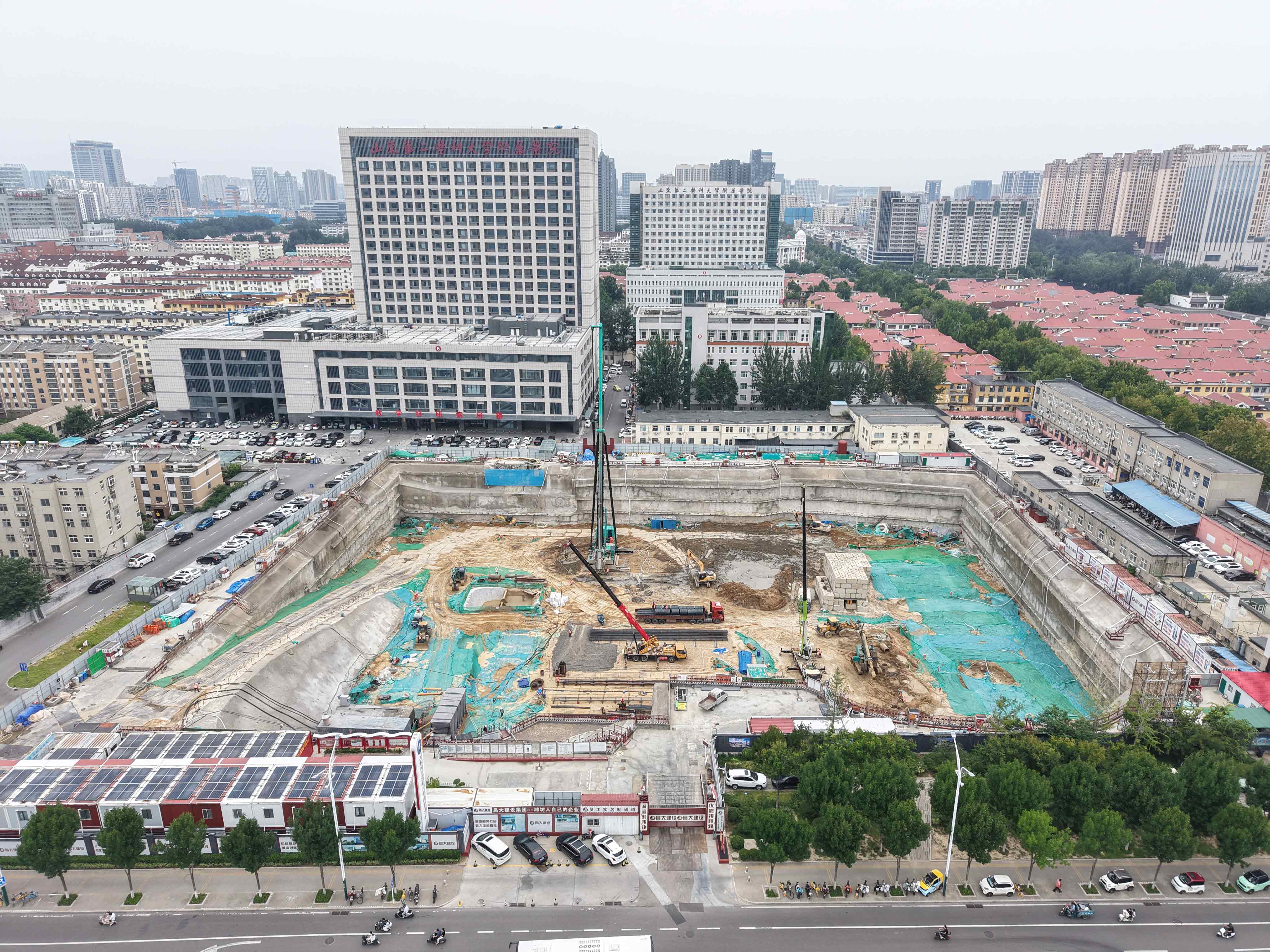 MS系列双轮搅拌钻机高效助建医学院止水帷幕工程-南能精密制造有限公司(图2)