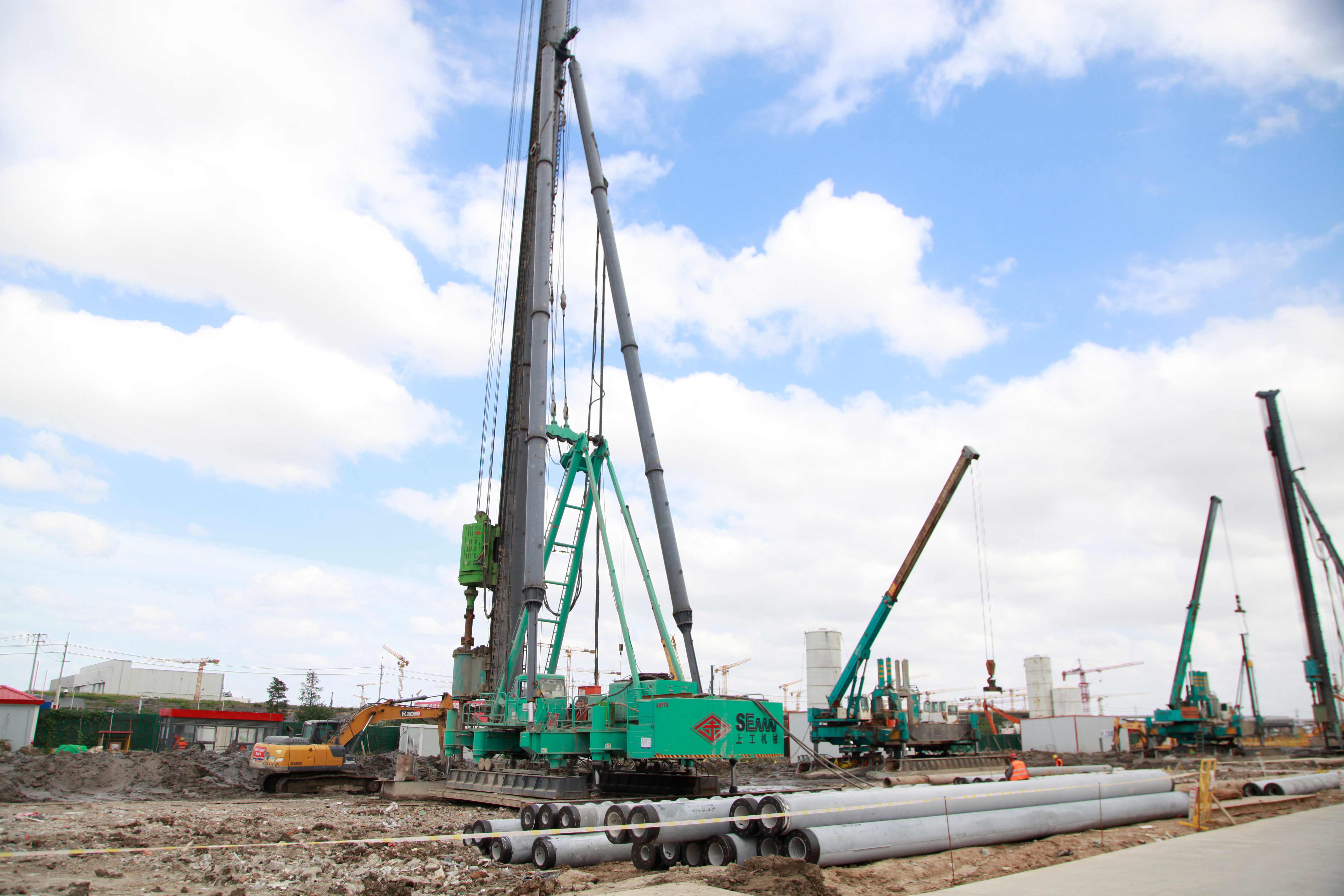 绿色植桩设备破解复杂工况，助力机场扩建高效施工-南能精密制造有限公司(图8)