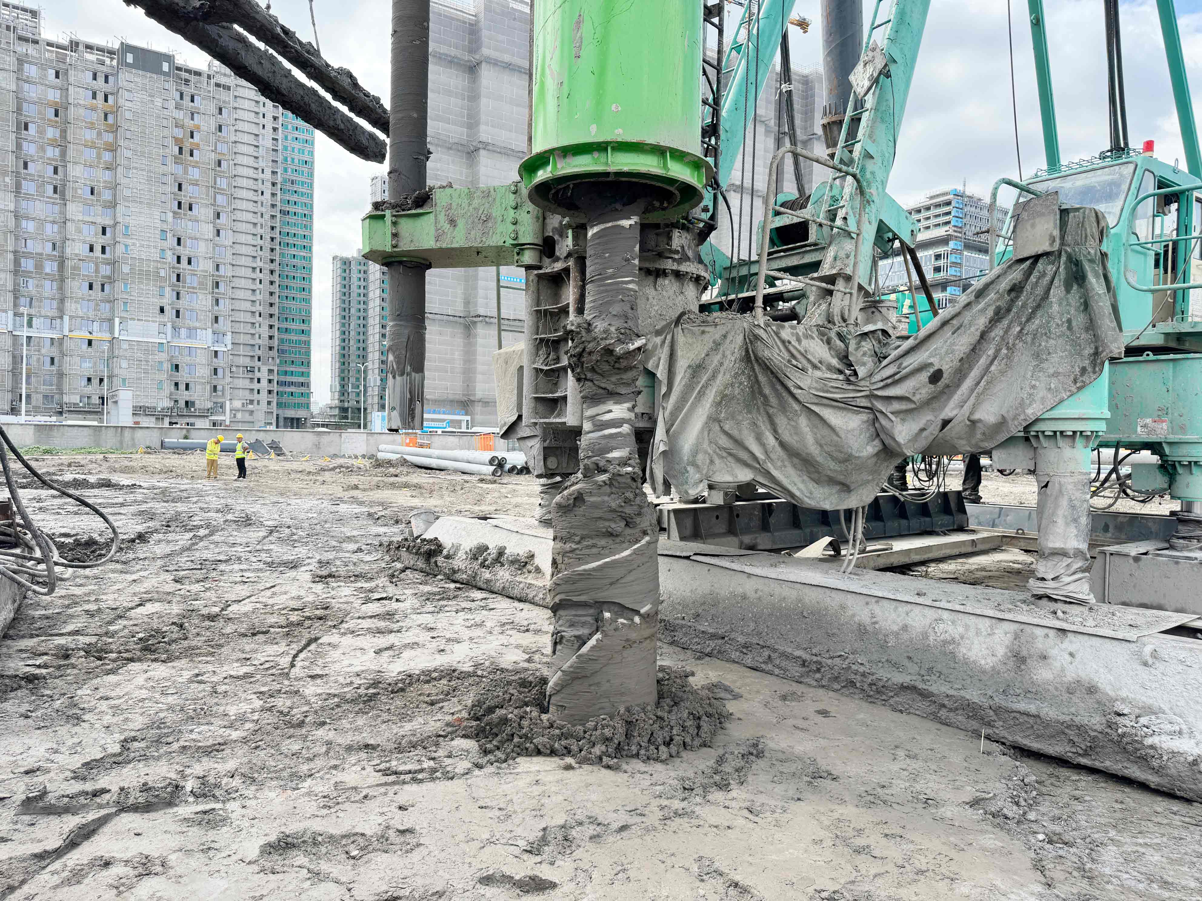 静钻根植桩技术助力上海徐汇学校建设 打造绿色智慧教育新地标-南能精密制造有限公司(图8)