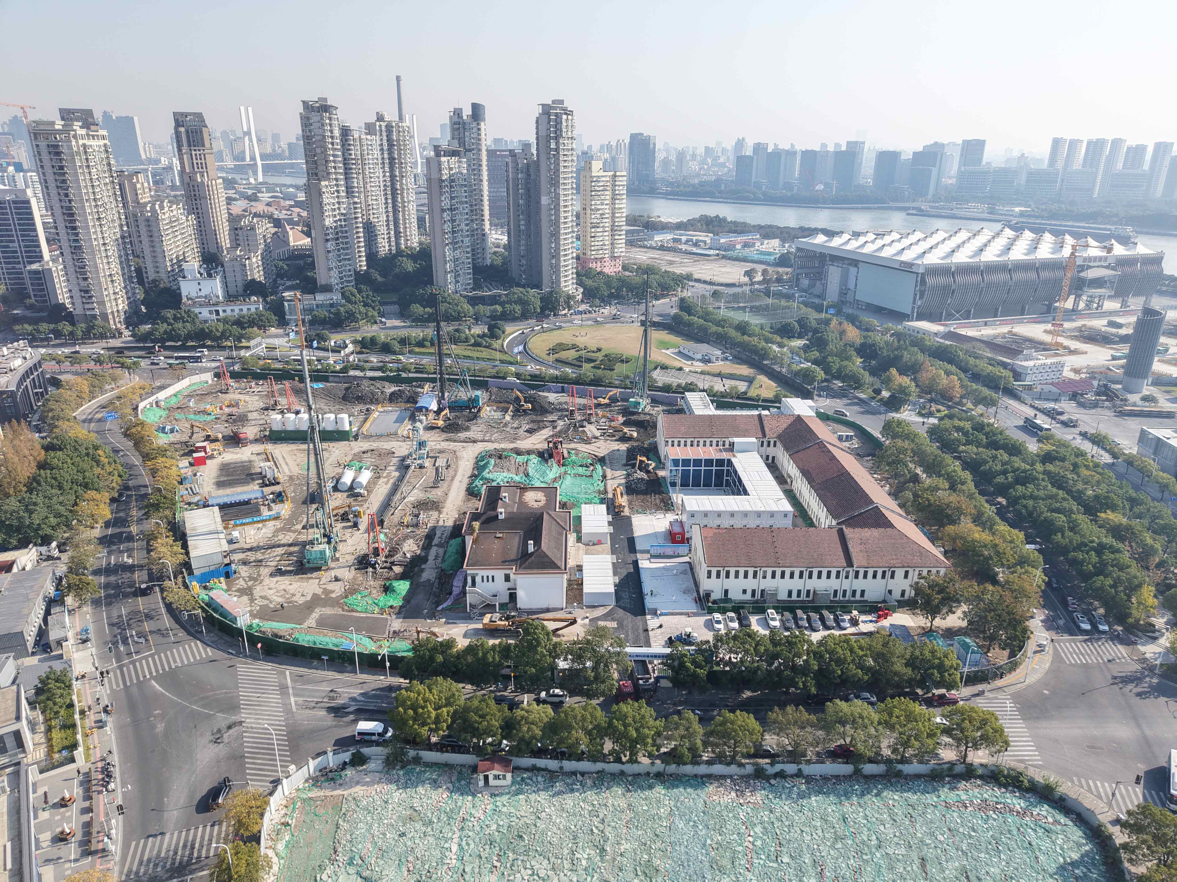 上工机械双轮搅拌钻助力上海船舶科研基地建设-南能精密制造有限公司(图5)