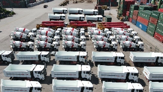 三一装备140台工程设备启航迪拜 助力一带一路基建项目-南能精密制造有限公司(图2)