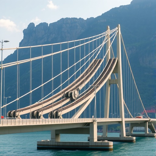 龙岩市工业东路纵坡双幅转体桥顺利完成高空转体-南能精密制造有限公司(图1)