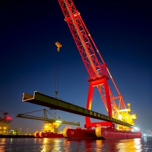 国内首台可移动式1000吨起重机启航-南能精密制造有限公司(图1)