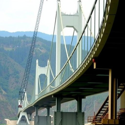 国内纵坡双幅转体桥施工完成 助力龙岩交通升级-南能精密制造有限公司(图1) 国内纵坡双幅转体桥施工完成 助力龙岩交通升级-南能精密制造有限公司(图1)