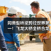 同类型桥梁跨径世界第一!飞龙大桥全桥合龙(图4) 同类型桥梁跨径世界第一!飞龙大桥全桥合龙(图4)