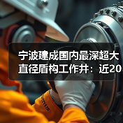 宁波建成国内最深超大直径盾构工作井：近20层楼高（图4）