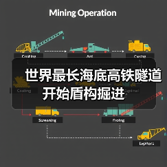 世界最长海底高铁隧道开始盾构掘进(图4) 世界最长海底高铁隧道开始盾构掘进(图4)