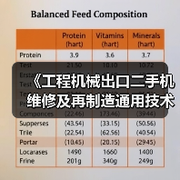 《工程机械出口二手机维修及再制造通用技术要求》5月26日实施(图3) 《工程机械出口二手机维修及再制造通用技术要求》5月26日实施(图3)