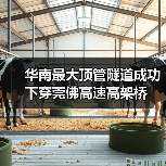 华南最大顶管隧道成功下穿莞佛高速高架桥(图4) 华南最大顶管隧道成功下穿莞佛高速高架桥(图4)