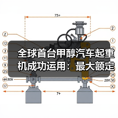 全球首台甲醇汽车起重机成功运用：最大额定起重量25吨（图2）