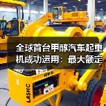 全球首台甲醇汽车起重机成功运用：最大额定起重量25吨（图1）