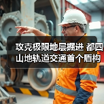 攻克极限地层掘进 都四山地轨道交通首个盾构隧道贯通(图1) 攻克极限地层掘进 都四山地轨道交通首个盾构隧道贯通(图1)