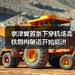 京津冀首条下穿机场高铁盾构隧道开始掘进（图1）