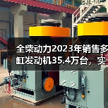 全柴动力2023年销售多缸发动机35.4万台，实现营业收入48亿元（图2）